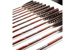 Spine 700 Arrow 27 Inch Arrow Target Practice Arrow Hunting Arrow Carbon Arrows Compound Bow Recurve Bow Adult Youth Archery 