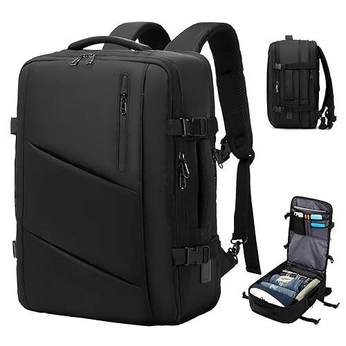 Carry on Travel Backpack for Men Women, Extra Large 40L Flight