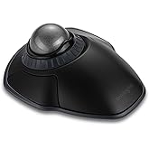Kensington Orbit Wireless Trackball with Scroll Ring - Space Gray (K72675WW),Black/Grey