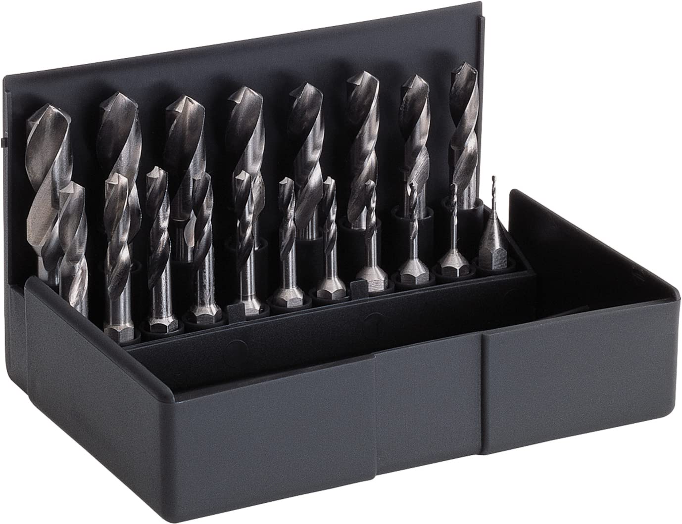 Volkel 1-10 x 0.5mm increments HSS Drill Set with 1/4-inch Hexagon Shank
