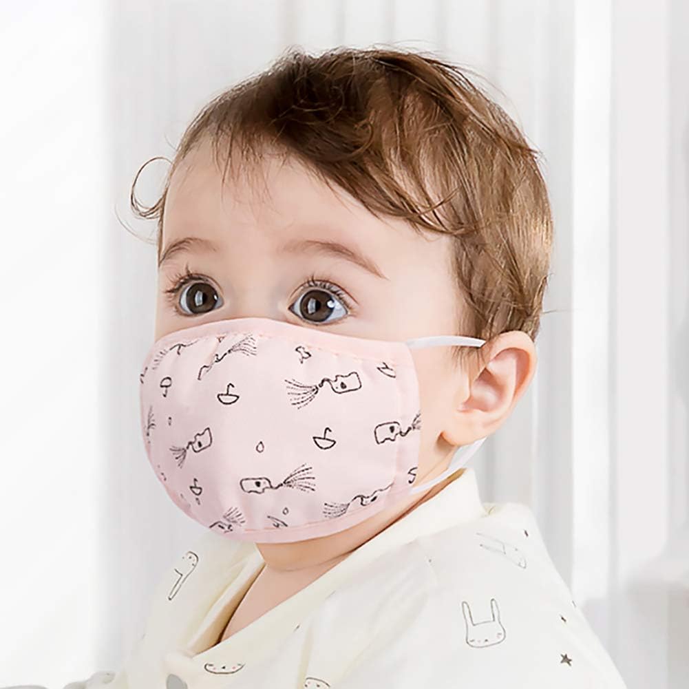 YiXUAN PM2.5 Children Warm Cotton Anti Dust Mouth Mask Activated Carbon Filter Windproof Mouth Bacteria Face Masks