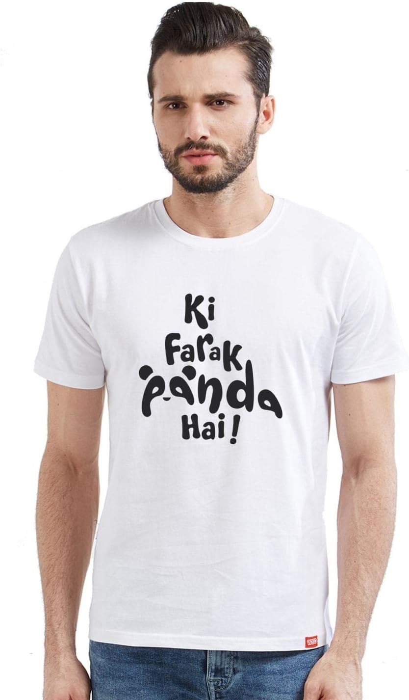Wear Your OpinionCotton Panda Cartoon T-shirt