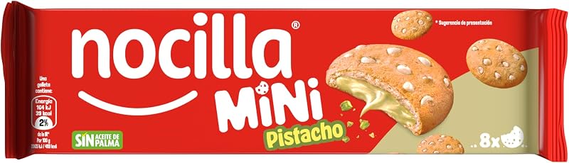 Mini Galletas de Pistacho, 64 Gramos, 8 Unidades