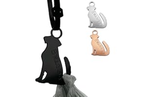 Swaggly Labrador Shaped Black Dog Poop Bag Holder, Durable Doggy Bag for Waste, Convenient and Perfect for Dogs