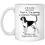 Lovesout Funny American Foxhound Dog Dad Gifts For