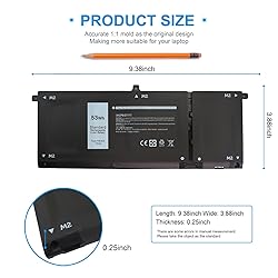 53Wh H5CKD 15V Battery for Dell Inspiron 5300 5301