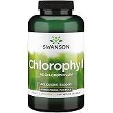 Swanson Chlorophyll 60 mg, Antioxidant, 300 Veg Capsules | Delivers Potent Antioxidant Protection, Soothes the GI System, Combats Free Radicals and Supports Immune Health, Vegan