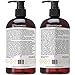 Laritelle Organic Hair Growth Set | Shampoo 16 oz + Conditioner 16 oz + Hair Loss Treatment 4 oz | Argan Oil, Rosemary, Palmarosa & Orange | NO GMO, Sulfates, Gluten, Alcohol, Parabens, Phthalates