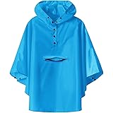 Lightweight Kids Rain Poncho Jacket Waterproof Outwear Rain Coat