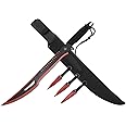 Snake Eye Tactical Fantasy-Machete Outdoors-Camping (Red)