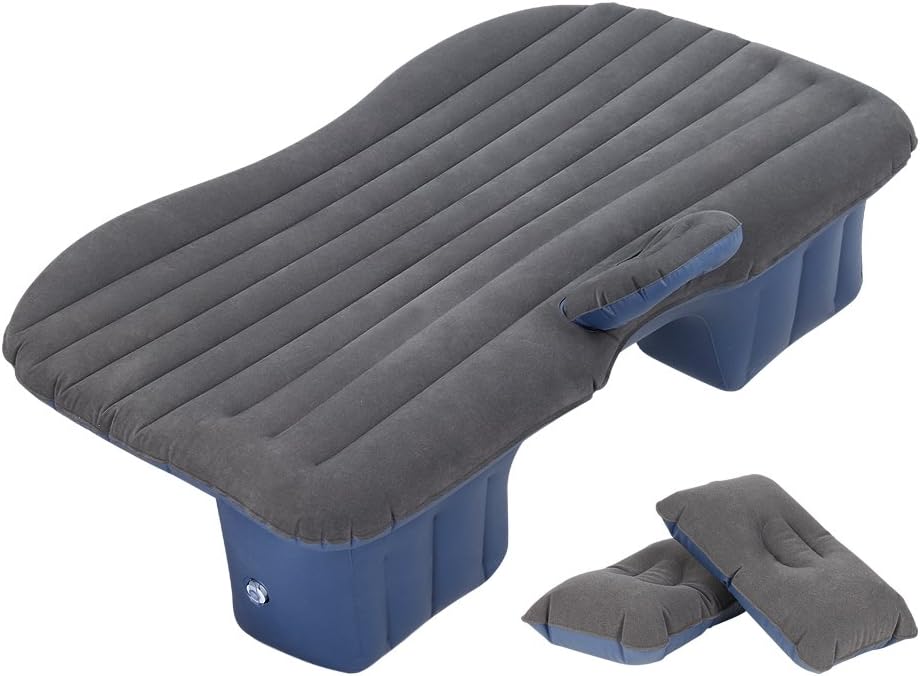 HAITRAL Portable Travel Camping Inflatable Mattress with Pillow Fits Most Car Models for Camping Travel and Car, Flitaing Bed, Floating Bed (Black) : Sports & Outdoors