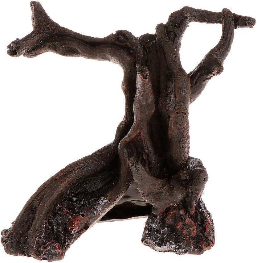 Aquarium Dead Wood Wooden Artificial Resin Fish Tank Decoration Ornaments Plant Landscape Tree Reptile Case Stump Root Decor Supplies