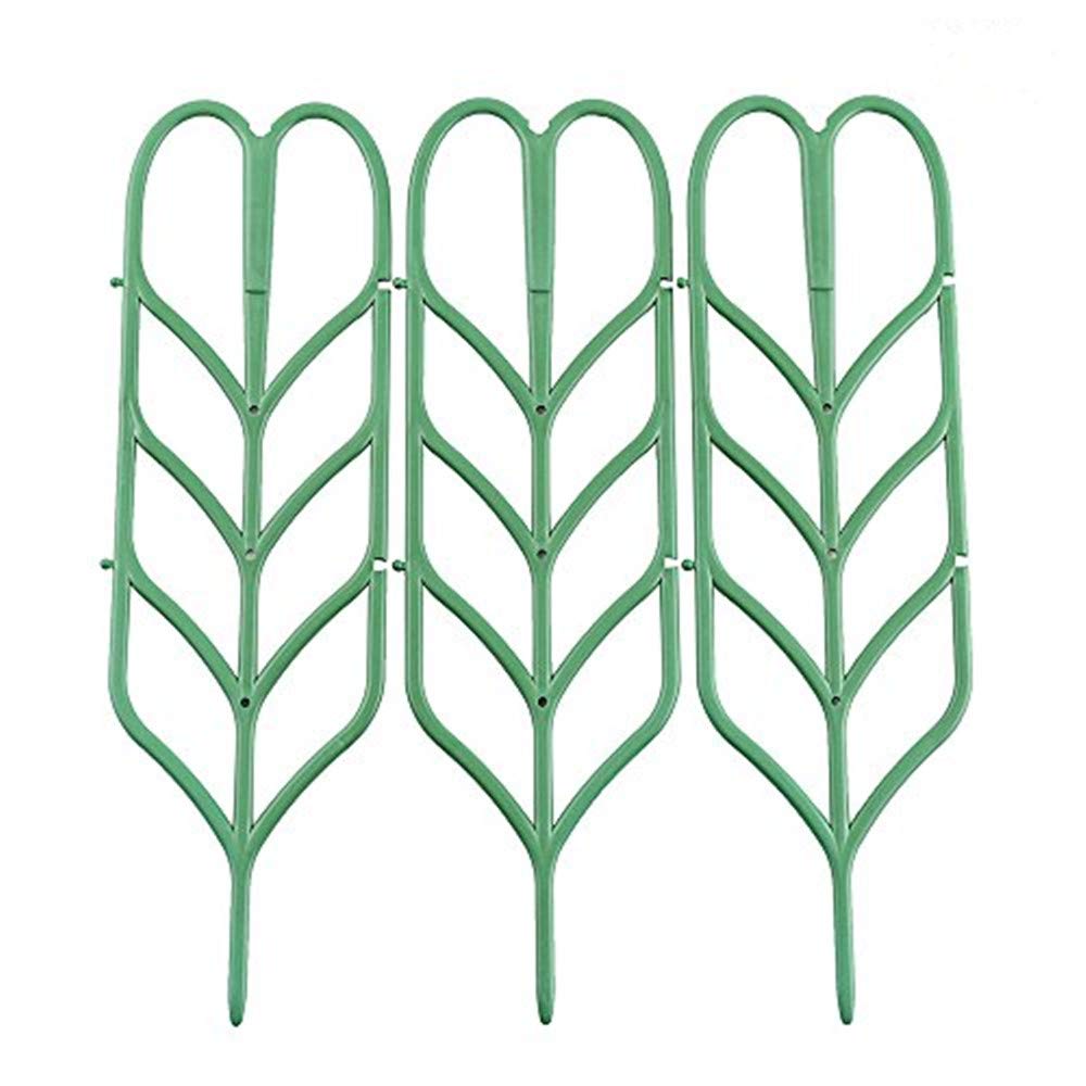 Supporti Per Piante Rampicanti - 6 Pezzi In Plastica Verde Per Giardino - Foto 3