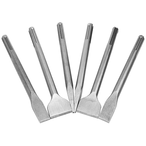 Phyxlyn 24-Inch SDS Plus Chisel Set – 3/4 Inch Flat & Point Chisel, 40Cr Alloy Steel, For Concrete Demolition, Tile Removal, Masonry & Hammer Drill Attachment