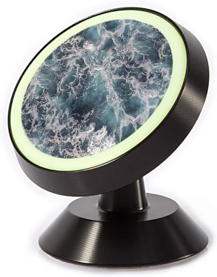 Tinmun Magnetic Phone Car Mount, Seawater Sea Foam As Ocean Universal Car Phone Holder for Dashboard