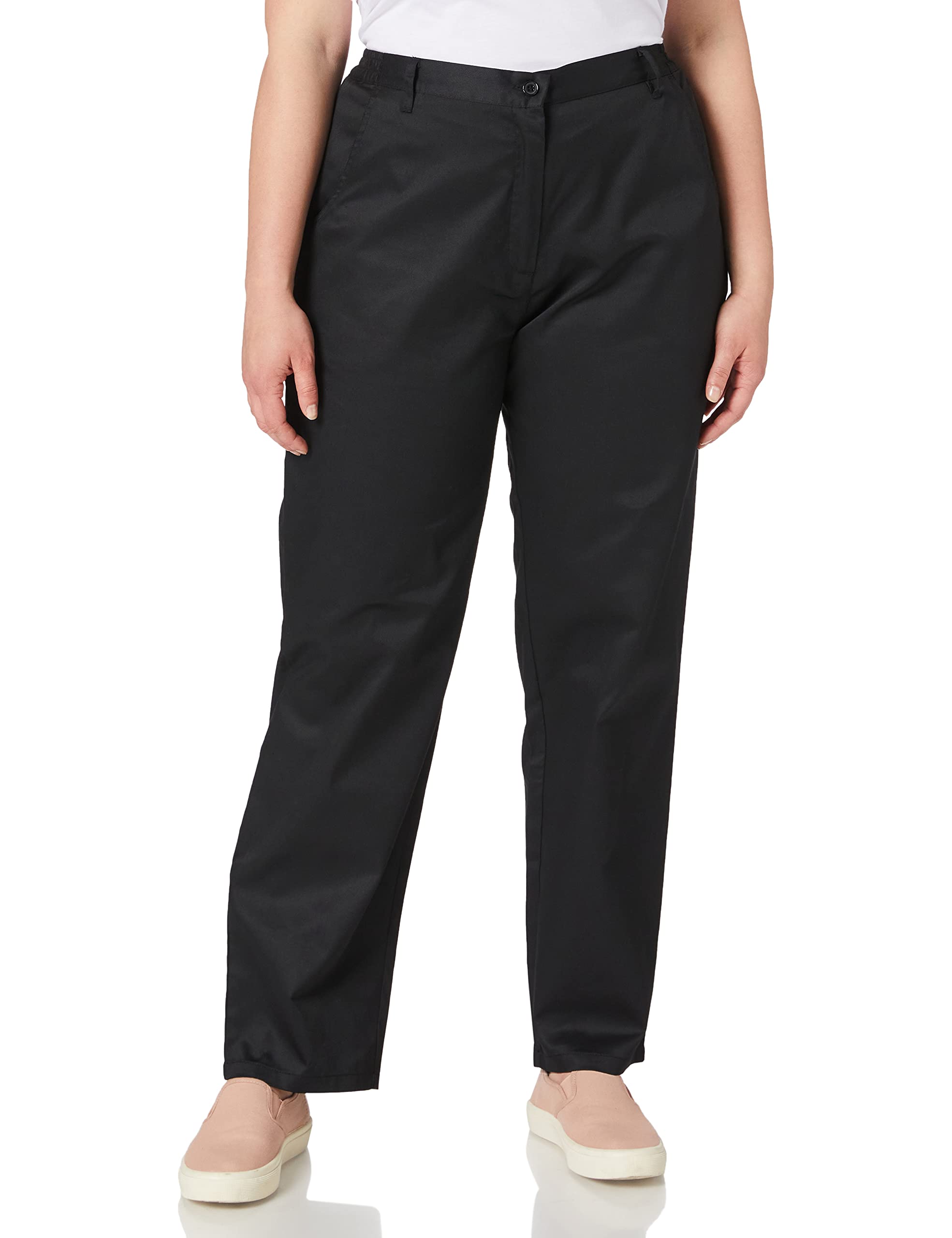Portwest Unisex Chefs Trousers, Black, XXL UK