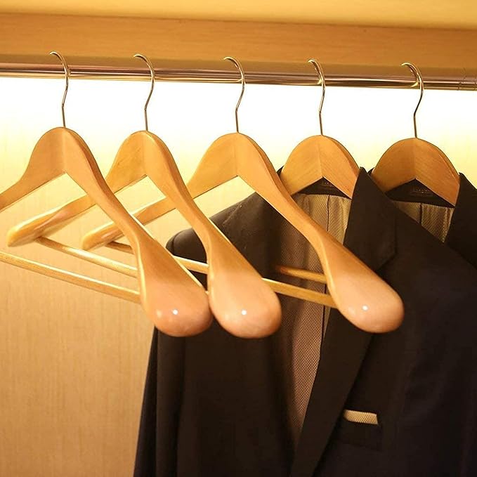 Store Room Hanger Multi Functional Solid Wooden Suit Hangers, Coat