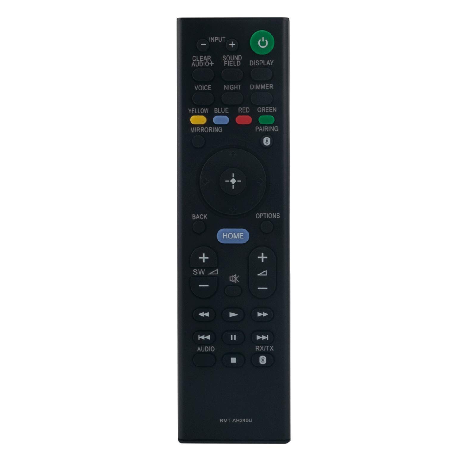 VINABTY Remote Control RMT-AH240U Replacement fit for Sony AV Sound bar Audio System HT-XT2 HT-CT790 HT-NT5 HT-XT3 HT-NT3 SA-NT3 SA-WNT3 SA-CT790 HT-CT800 HT-XT2