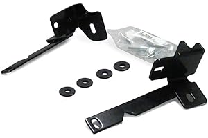 Go Rhino Mounting Bracket Kit for RC2 Bull Bar | Mild Steel, Textured Black | 55885 | Fits 2009-2020 Ford F-150 (Excludes Act