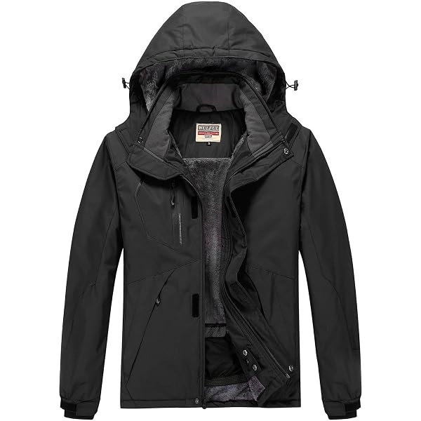 Acme Projects Men’s Waterproof Ski Jacket – 6000mm/3000gm Rated With Detachable Hood