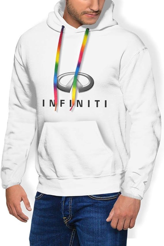 Amazon Co Jp Infiniti インフィニティ パーカー メンズ プルオーバーパーカー トップス 長袖 柔らかい 厚手 裏起毛 フード付き フロントポケット 人気 快適 冬 服 ファッション小物