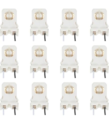 Leviton Fluorescent Lampholder, Snap-in, 23662-SWP, White, Light