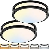 2-Pack 10Inch 30W LED Flush Mount Ceiling Light