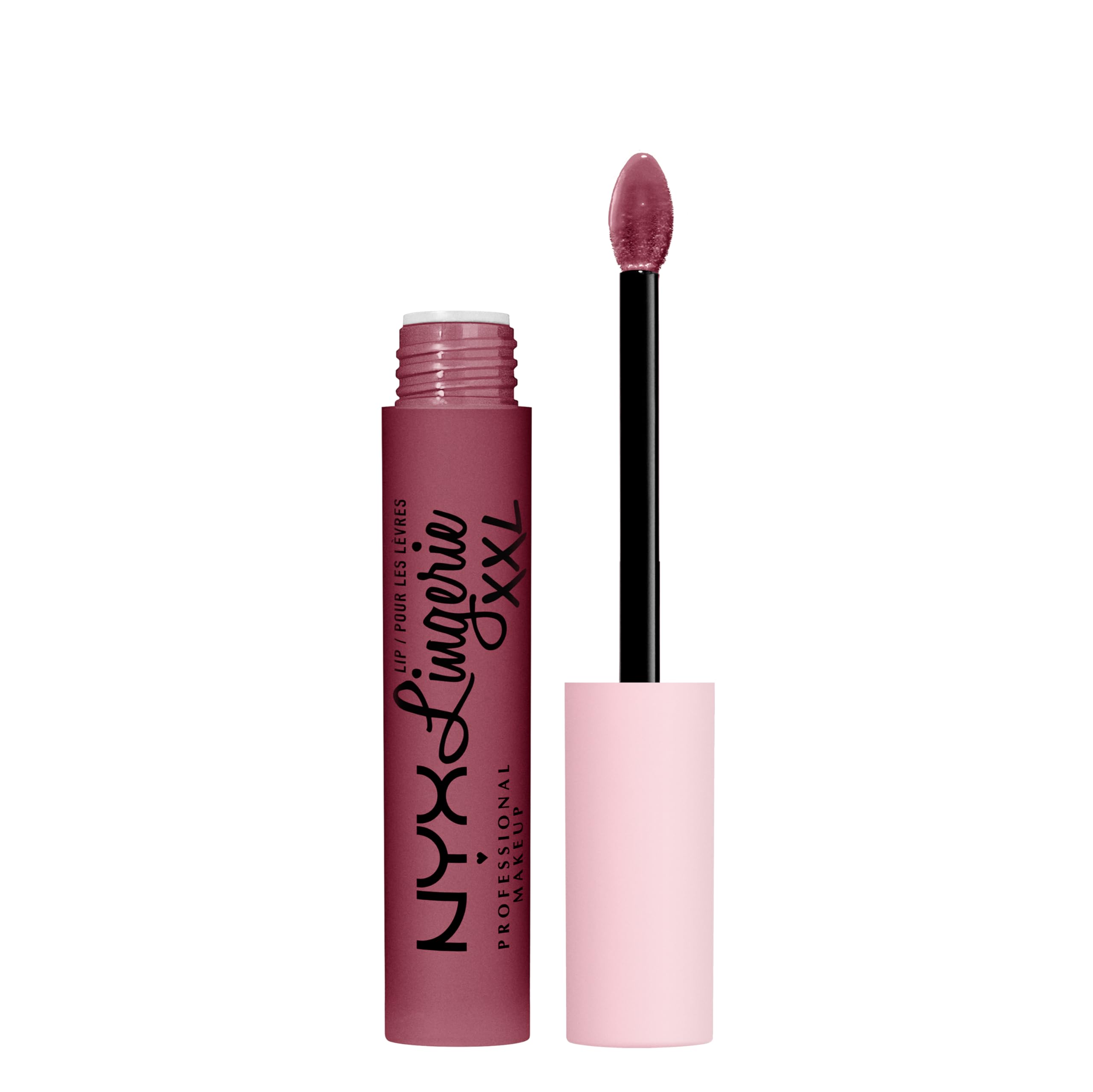 NYX Professional Makeup Lip Lingerie XXL, Long Lasting Matte Liquid Lipstick, Vegan formula, Bust-ed