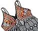 B2prityWomen’s One Piece Swimdress Plus Size Swimwear Tummy Control Bathing Suits with Skirted Shorts