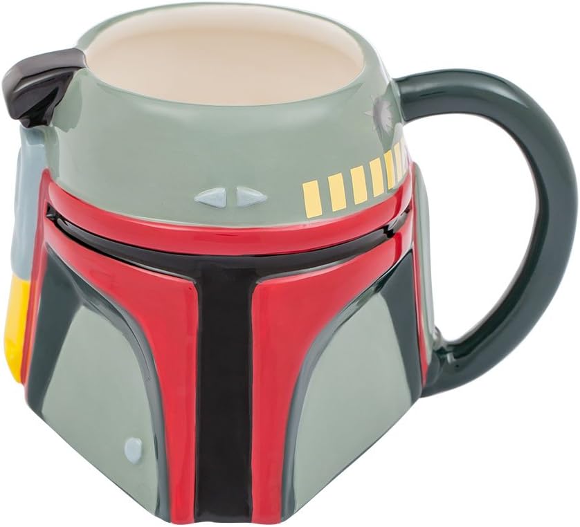 Vandor Star Wars Boba Fett 20 Ounce Ceramic Sculpted Mug