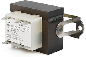 SYFLYH 240V to 24V 0130M00138S Transformer for Goodman Amana 40VA Furnace Transformers Primary 208/240V Secondary 24V Heater HVAC Replacement Part Class 2 Control (with Foot Mount)