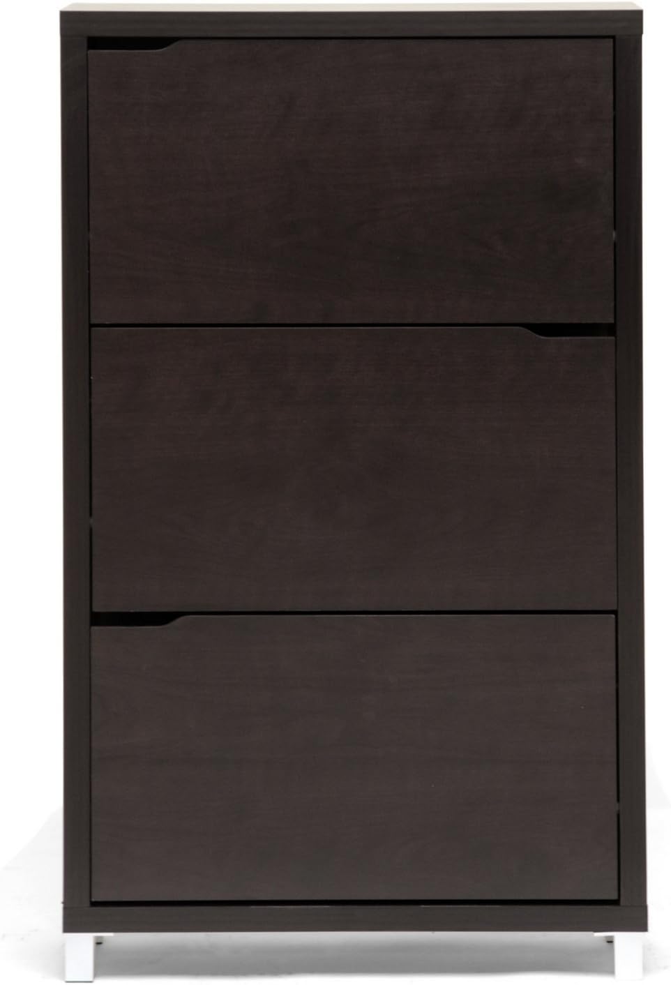 baxton studio shoe cabinet on Amazon Com Baxton Studio Simms Modern Shoe Cabinet Dark Brown Home Kitchen