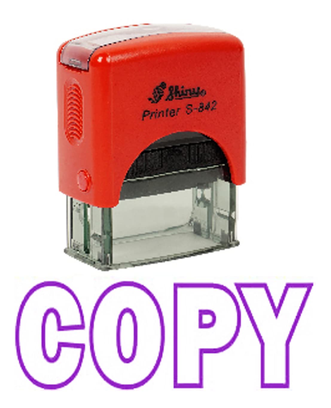 Printtoo Copy Self Inking Rubber Stamp Office Stationary Custom Shiny Stamp