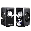 BASSBOX USB 2.0 Channel Computer Speakers with Stereo Sound for Mac,PC,Laptop,Smart Phone and More