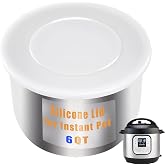 Silicone Lid for Instant Pot 5 &amp; 6 Qt Inner Pot, 9.8IN - Reusable BPA-Free | Pot Cover for Instapot Insert, Reusable Silicone Lids for Bowl &amp; Food Cover