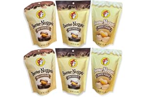 Pop SNAX Beaver Nugget Bundle, 6-Pack | Milk Chocolate, Dark Chocolate, White Fudge | 18 oz Bundle (6-Pack)