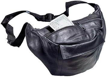 cognac fanny pack