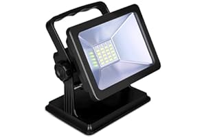 OYOCO Rechargeable LED Work Light COB with Magnetic Base 30W Idea Waterproof Spotlights Outdoor Camping Emergency Lights Floodlights with SOS