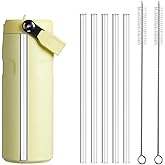Replacement Straws Compatible with Stanley lceFlow Flip 2.0 Water Bottle 24oz Stainless Steel Tumbler (Fit IceFlow 2.0 Flip Straw 24oz)