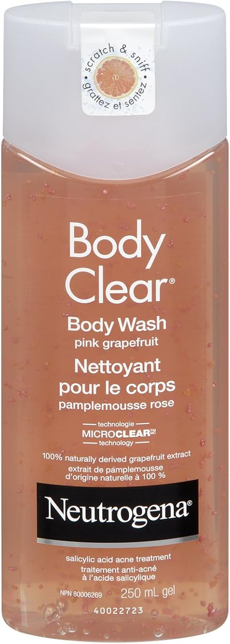 body clear body wash pink grapefruit neutrogena