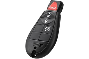 HelloAuto Key Fob for 09-12 Dodge Ram 1500 2500 3500, Fits Jeep Grand Cherokee Key fob Cover, Remote Key Fob Replacement for Durango Journey Charger Challenger. 433 Mhz FCC ID: IYZ-C01C/M3N5WY783X