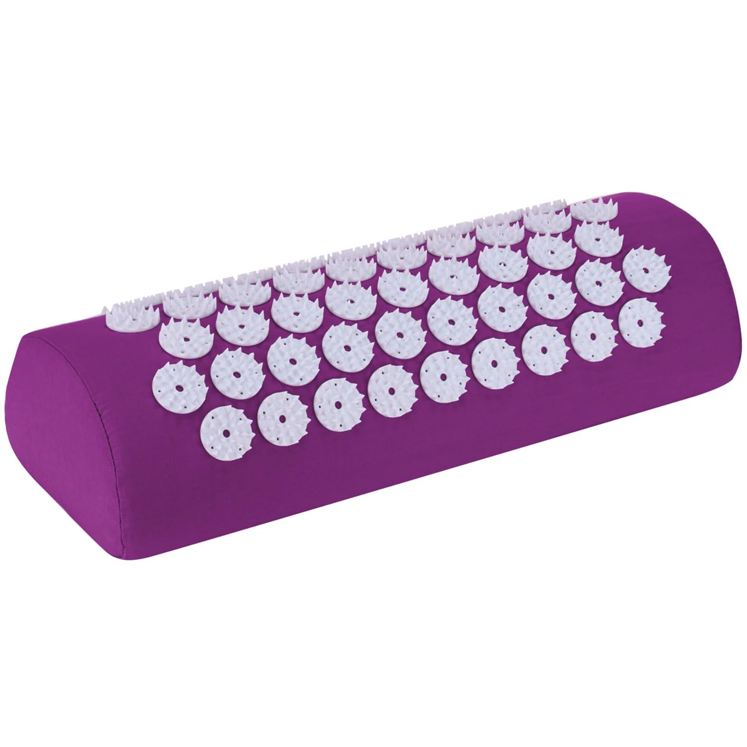 Belmalia Acupressure pillow for the shoulders and neck, bolster, massage cushion, relaxation cushion, TCM Purple