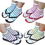 Premium Cotton Toe Socks For Women Stylish Tabi Ankle Socks For Flip Flop Pack of 4