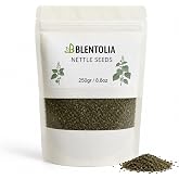 Blentolia Nettle Seeds &ndash; 100% Natural &amp; Raw &ndash; Supports Energy, Detox &amp; Wellness &ndash; Herbal Superfood for Smoothies, Teas, Salads &ndash; 250g Resealable Bag