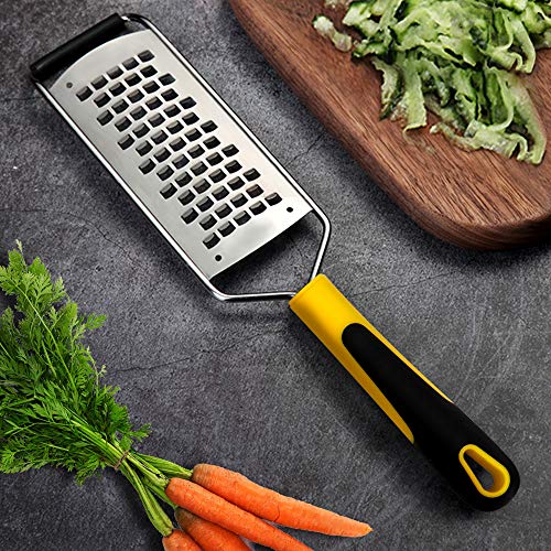 Beaverve Cheese Grater, 2 Pcs Stainless Steel Hand Grater for Kitchen, Pro Grade Handheld Fine Zester & Cheese Grater with Covers - Easily Shreds & Grates Vegetables, Cheeses, Fruits, Other Foods  - Thumbnail 2