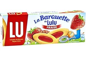 French Cookies LU Barquettes Strawberry