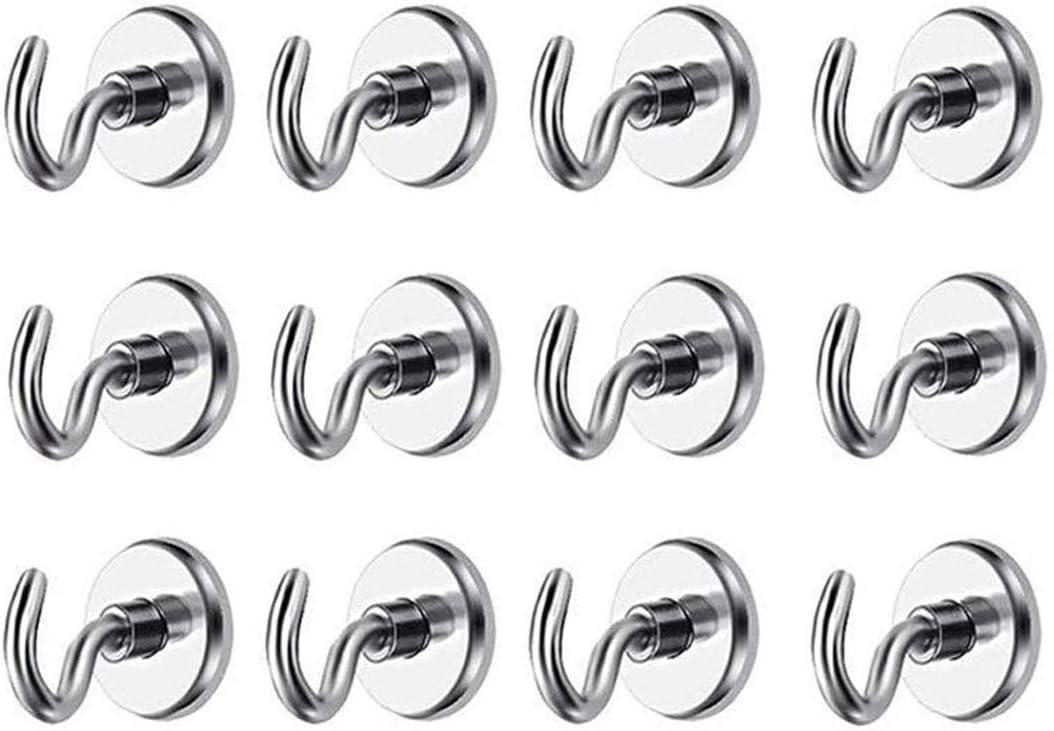 Magnetic Hooks 12 Pack
