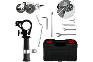 YASORN New Electric Drill Shears Attachment Cutter Nibbler, Sheet Metal Cutter, Drill Shear Attachment with Adapter, Metal Shears for Cutting Iron, White Sheet, Steel,Copper, Aluminum