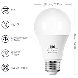CYLYT 100W Equivalent Bright LED Light