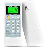 PZL Replaced Backlit Remote Control for Sharp Portable Air Conditioner CRMC-A705JBEZ CV-P10MC CV-P10NC CVP10NC-D CVP10NC-R CV-P10PC CVP10PC-D CVP10PC-R CV-P09LV AY-A9GR CV-2P10SC CV-P09LX, Fahrenheit